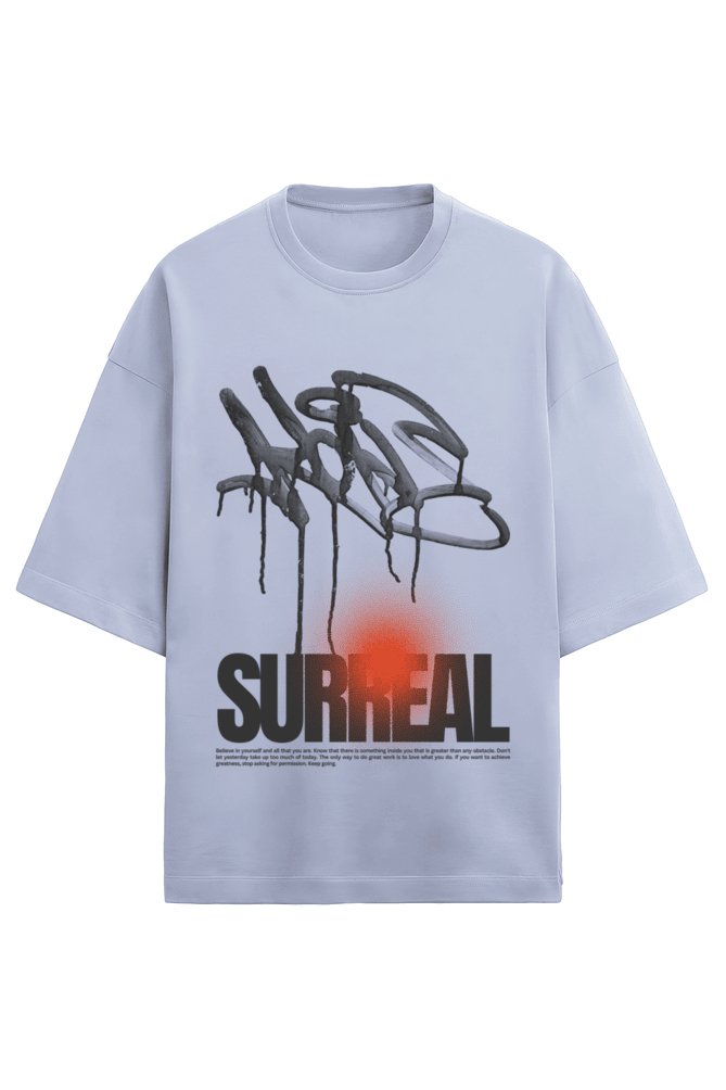 Melimy Classic Oversized Surreal T-shirt - Melimy